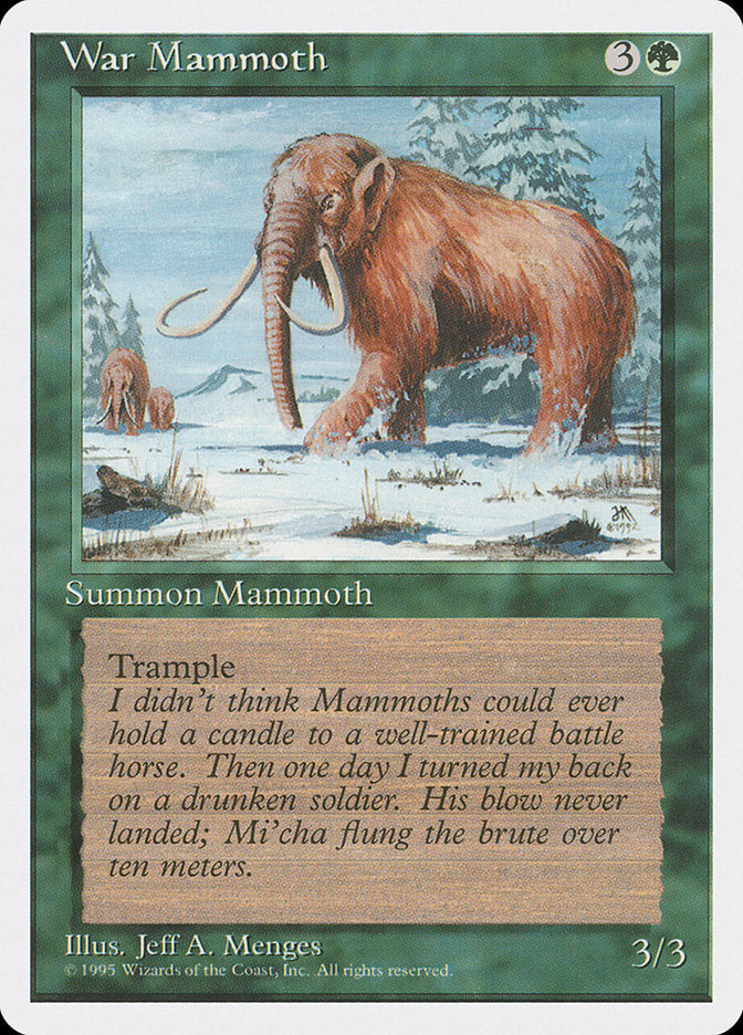 War Mammoth [Fourth Edition] | Total Play