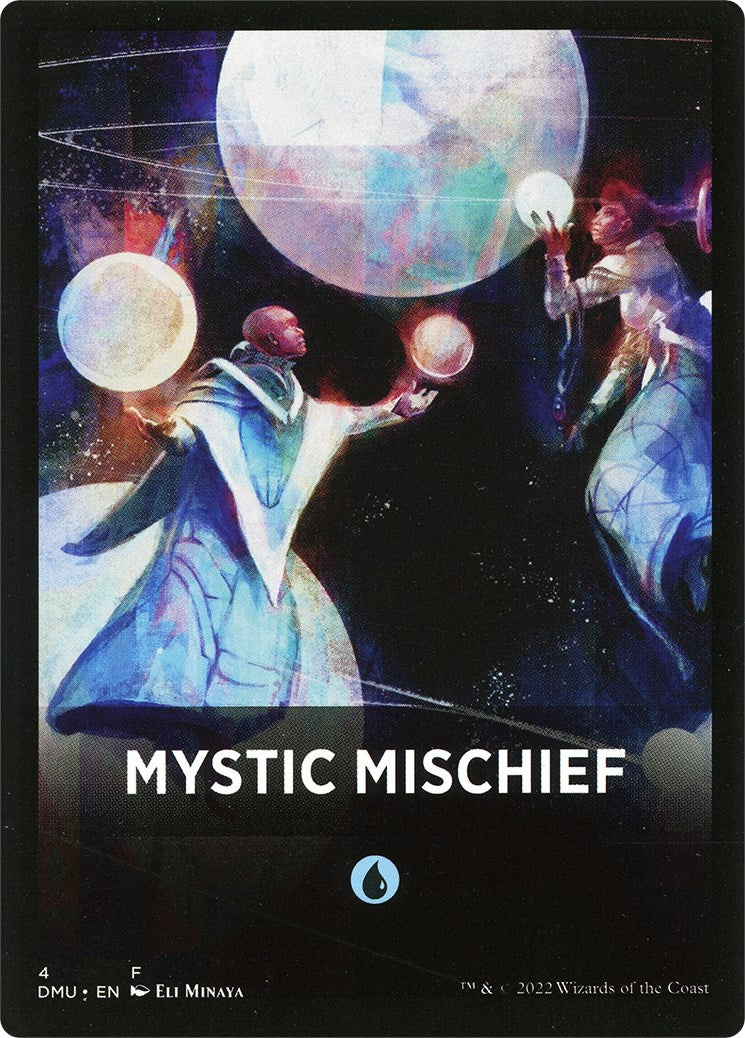 Mystic Mischief Theme Card [Dominaria United Tokens] | Total Play