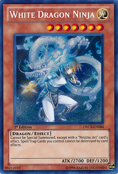 White Dragon Ninja [ORCS-EN084] Secret Rare | Total Play