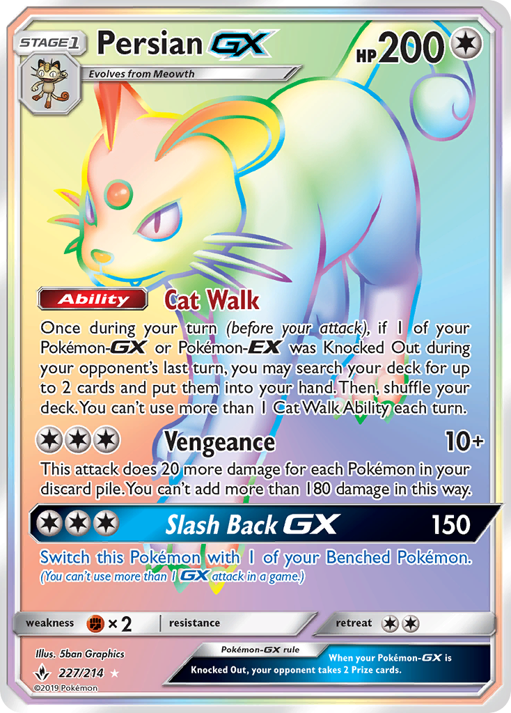 Persian GX (227/214) [Sun & Moon: Unbroken Bonds] | Total Play