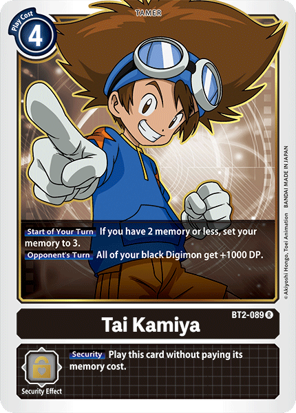 Tai Kamiya [BT2-089] [Release Special Booster Ver.1.0] | Total Play