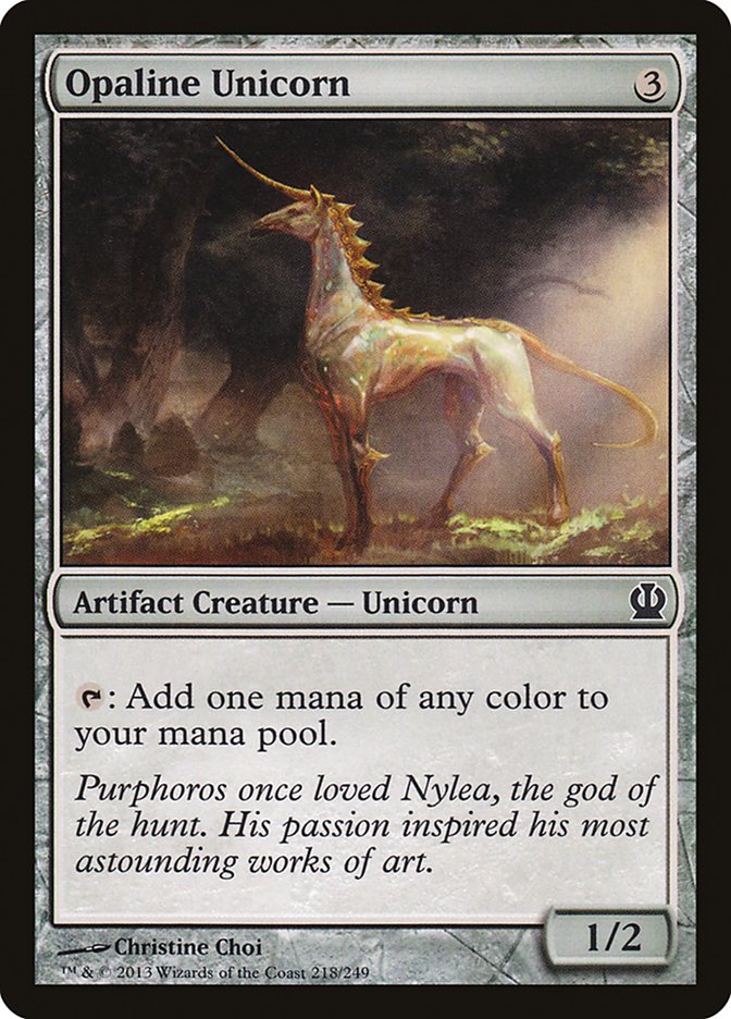 Opaline Unicorn [Theros] | Total Play