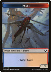 Drake // Insect (018) Double-Sided Token [Commander 2020 Tokens] | Total Play