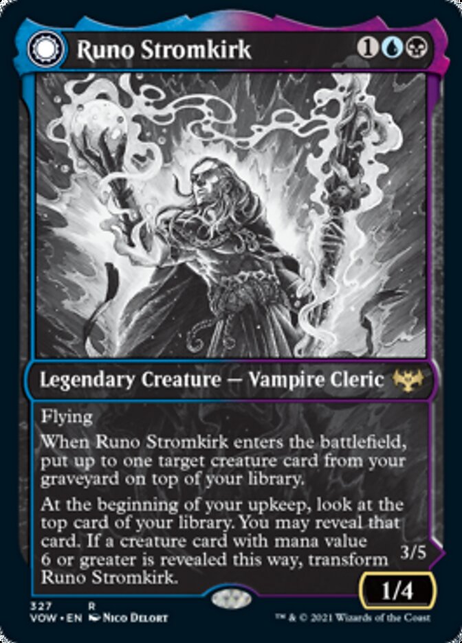 Runo Stromkirk // Krothuss, Lord of the Deep (Showcase Eternal Night) [Innistrad: Crimson Vow] | Total Play