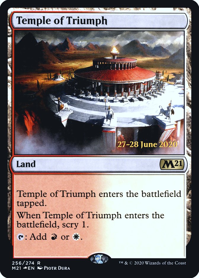 Temple of Triumph [Core Set 2021 Prerelease Promos] | Total Play