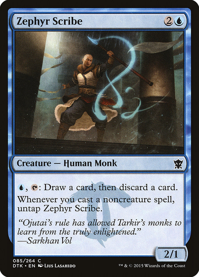 Zephyr Scribe [Dragons of Tarkir] | Total Play