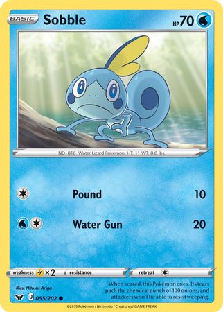 Sobble (055/202) (Premium Collection) [Sword & Shield: Base Set] | Total Play