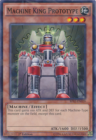 Machine King Prototype [BP03-EN019] Shatterfoil Rare | Total Play