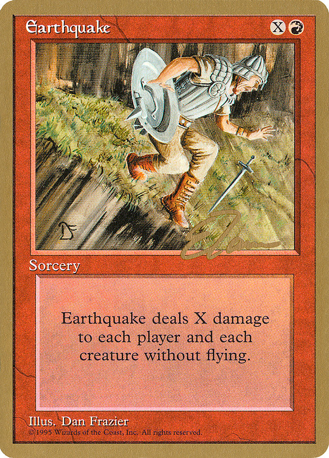 Earthquake (Eric Tam) [Pro Tour Collector Set] | Total Play