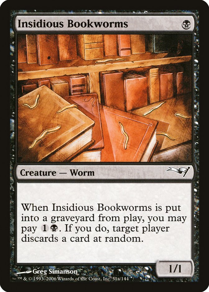 Insidious Bookworms [Coldsnap Theme Decks] | Total Play