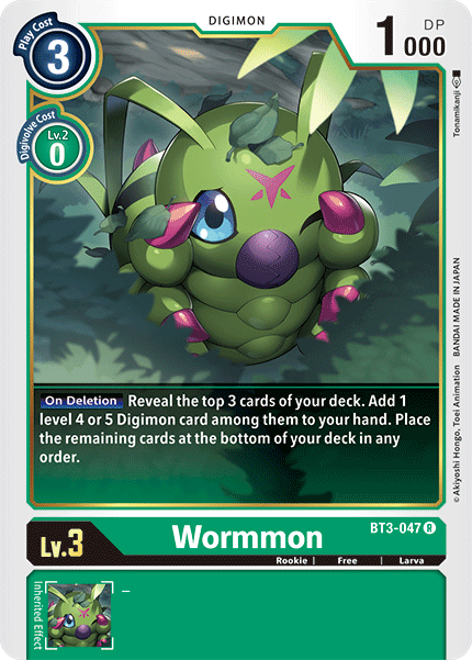 Wormmon [BT3-047] [Release Special Booster Ver.1.5] | Total Play