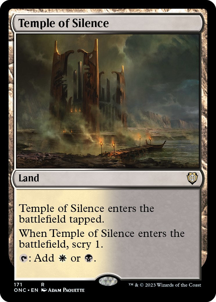 Temple of Silence [Phyrexia: All Will Be One Commander] | Total Play