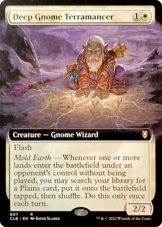 Deep Gnome Terramancer (Extended Art) [Commander Legends: Battle for Baldur's Gate] | Total Play