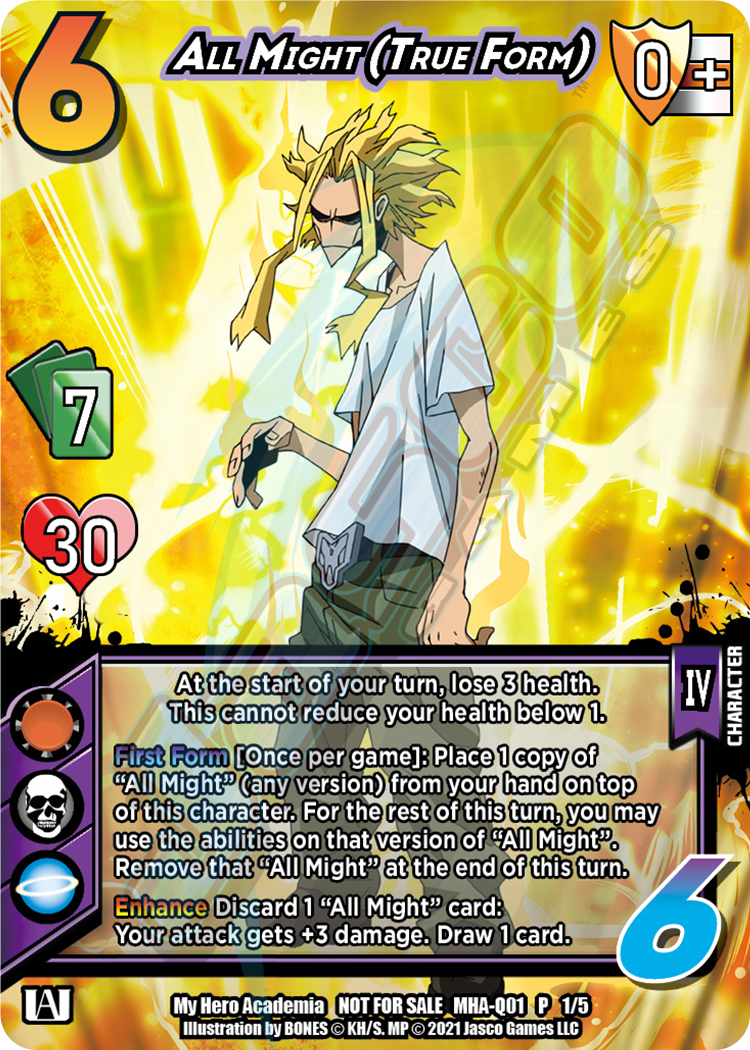All Might (True Form) [Series 1 Quirk Pack Unlimited] | Total Play