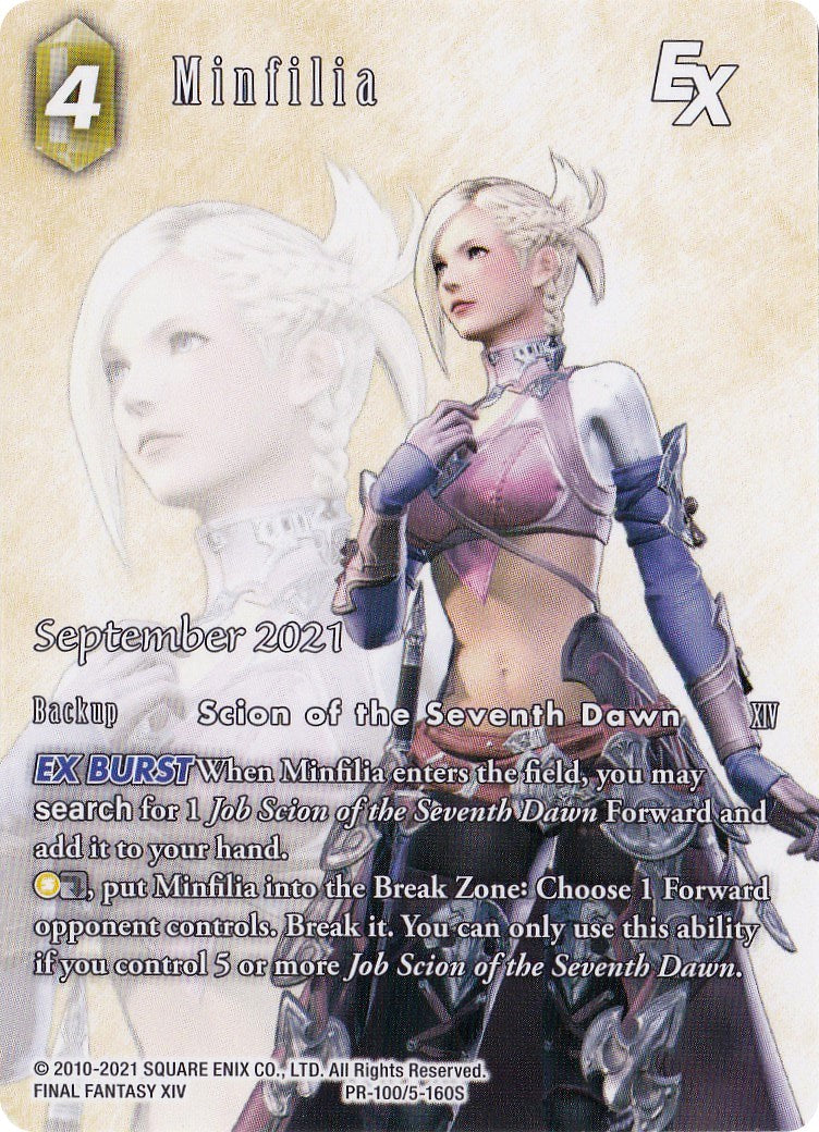 Minfilia EX (September 2021) [Opus V Promo Cards] | Total Play