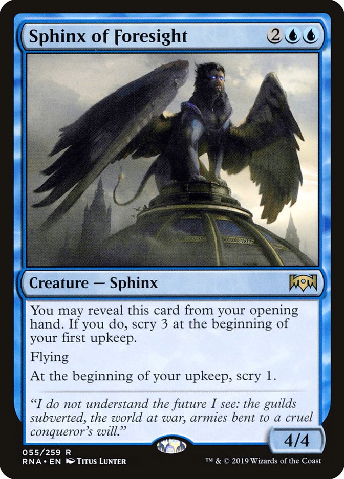 Sphinx of Foresight [Ravnica Allegiance] | Total Play