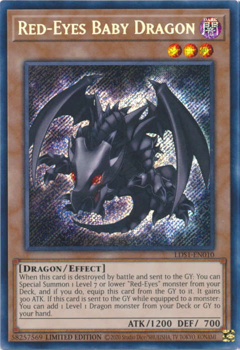 Red-Eyes Baby Dragon [LDS1-EN010] Secret Rare | Total Play