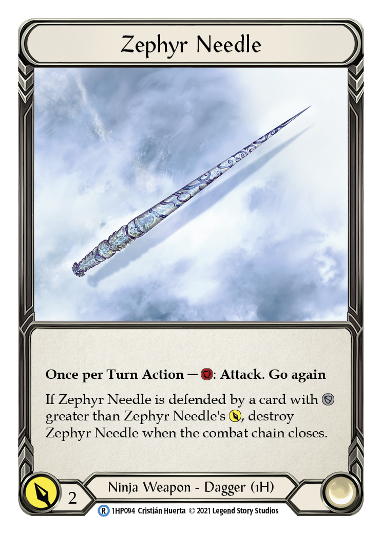 Zephyr Needle (Right) [1HP094] (History Pack 1) | Total Play