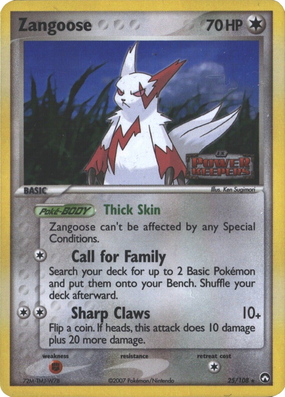 Zangoose (25/108) (Stamped) [EX: Power Keepers] | Total Play