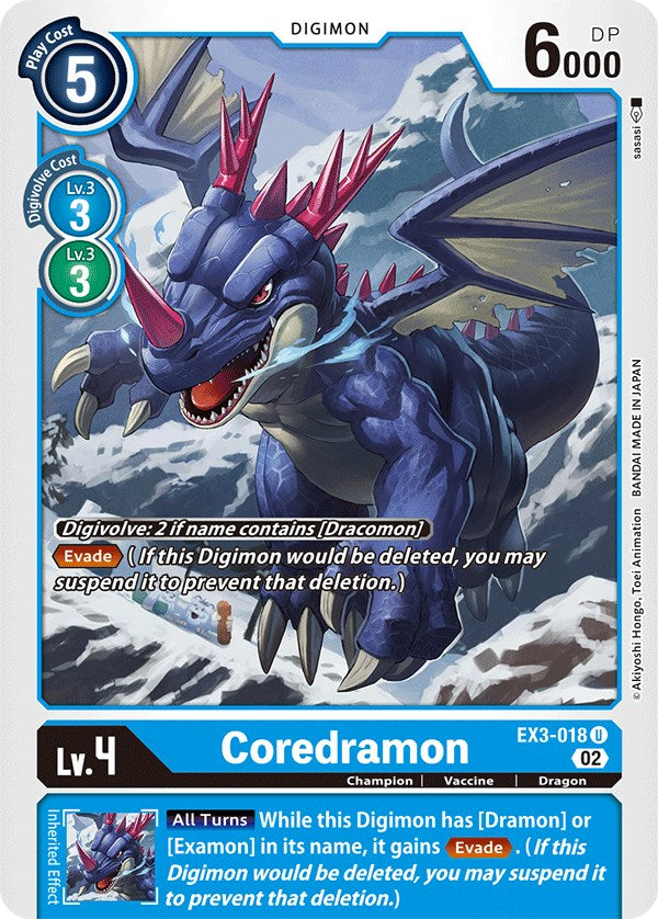 Coredramon [EX3-018] [Draconic Roar] | Total Play