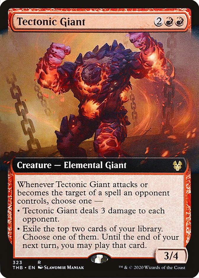 Tectonic Giant (Extended Art) [Theros Beyond Death] | Total Play