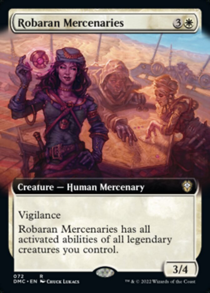 Robaran Mercenaries (Extended Art) [Dominaria United Commander] | Total Play