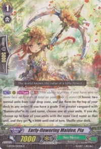 Early-flowering Maiden, Pia (G-BT04/043EN) [Soul Strike Against the Supreme] | Total Play