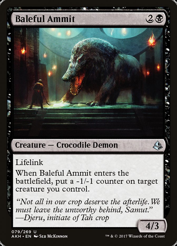 Baleful Ammit [Amonkhet] | Total Play