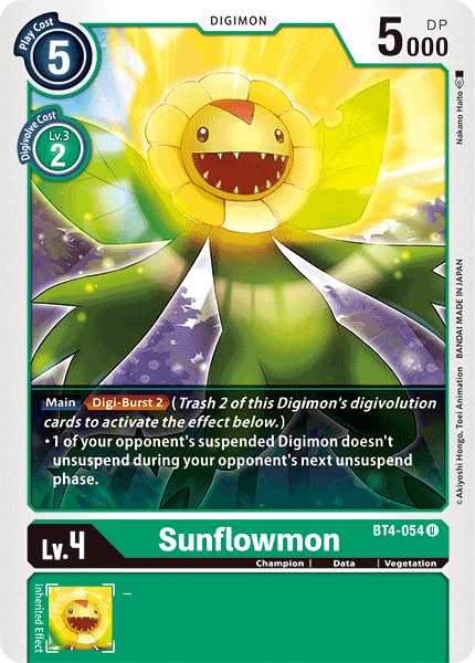 Sunflowmon [BT4-054] [Great Legend] | Total Play