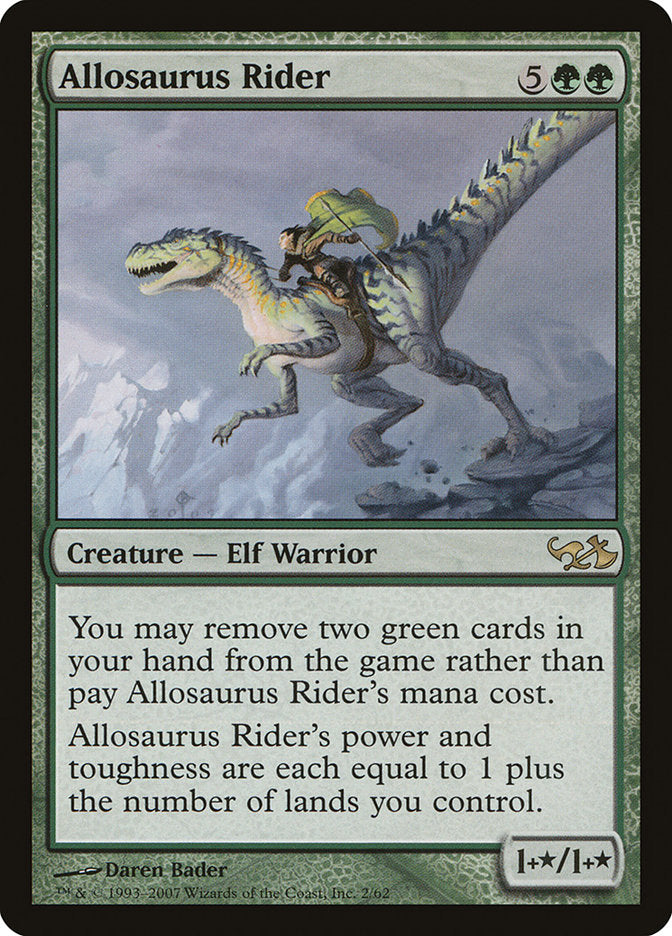 Allosaurus Rider [Duel Decks: Elves vs. Goblins] | Total Play