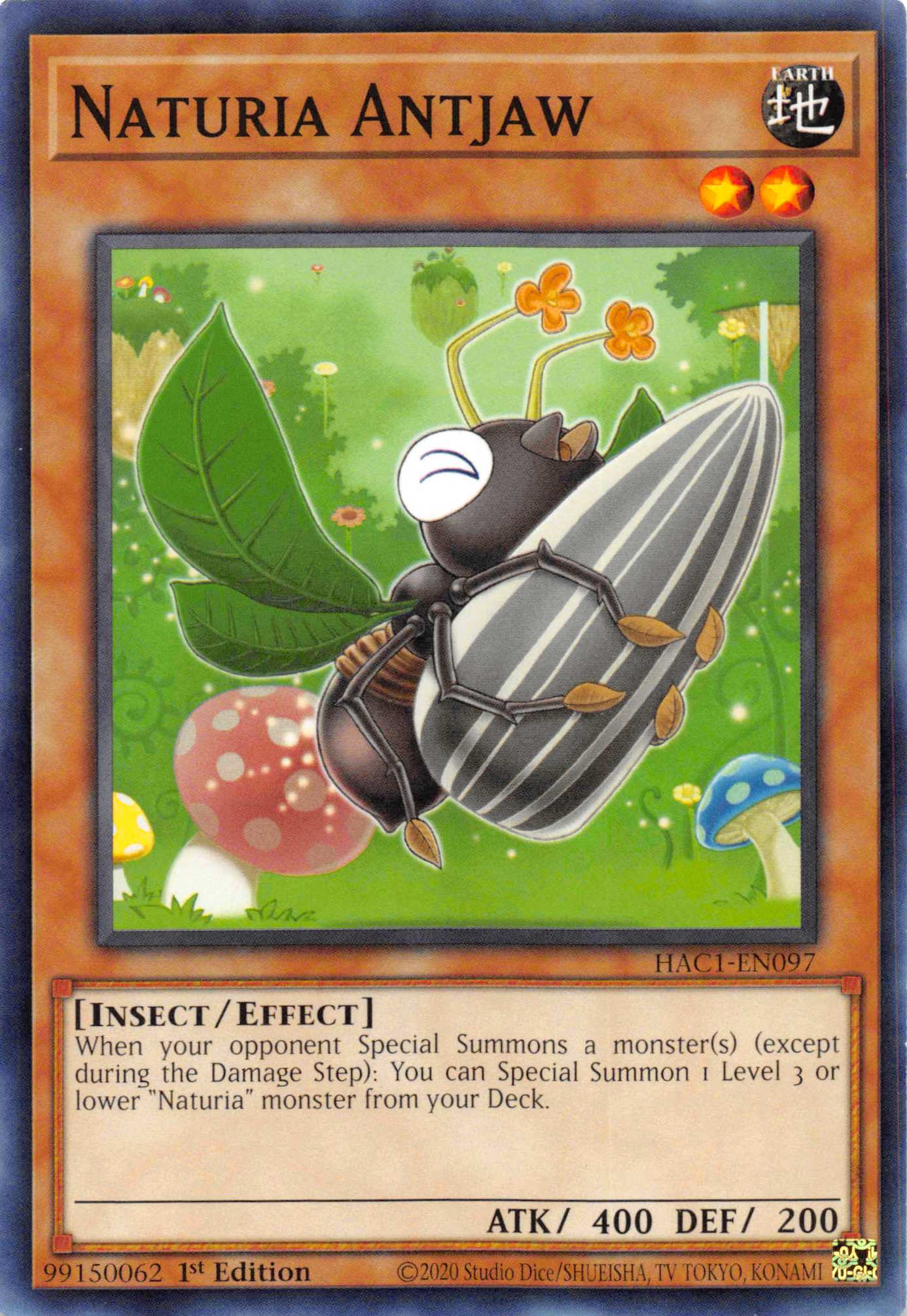 Naturia Antjaw [HAC1-EN097] Common | Total Play
