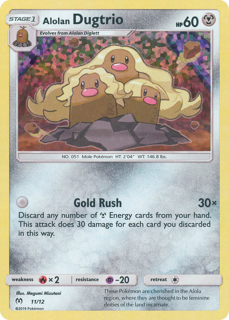 Alolan Dugtrio (11/12) [McDonald's Promos: 2019 Collection] | Total Play