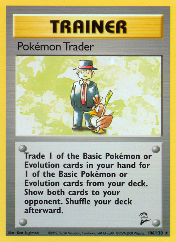 Pokemon Trader (106/130) [Base Set 2] | Total Play