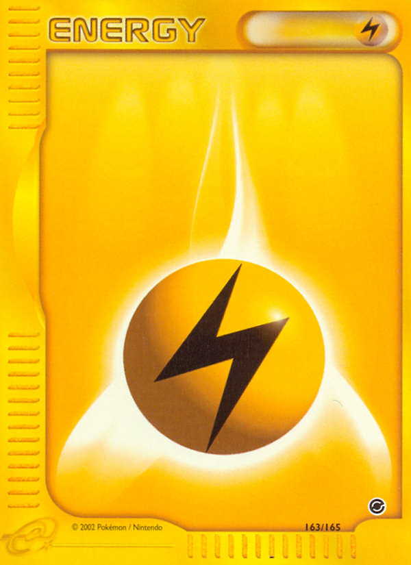 Lightning Energy (163/165) [Expedition: Base Set] | Total Play