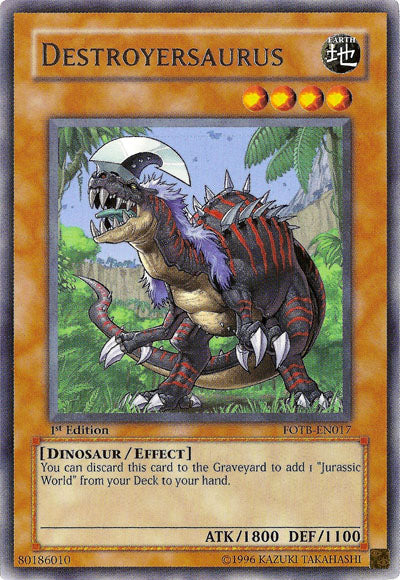 Destroyersaurus [FOTB-EN017] Rare | Total Play