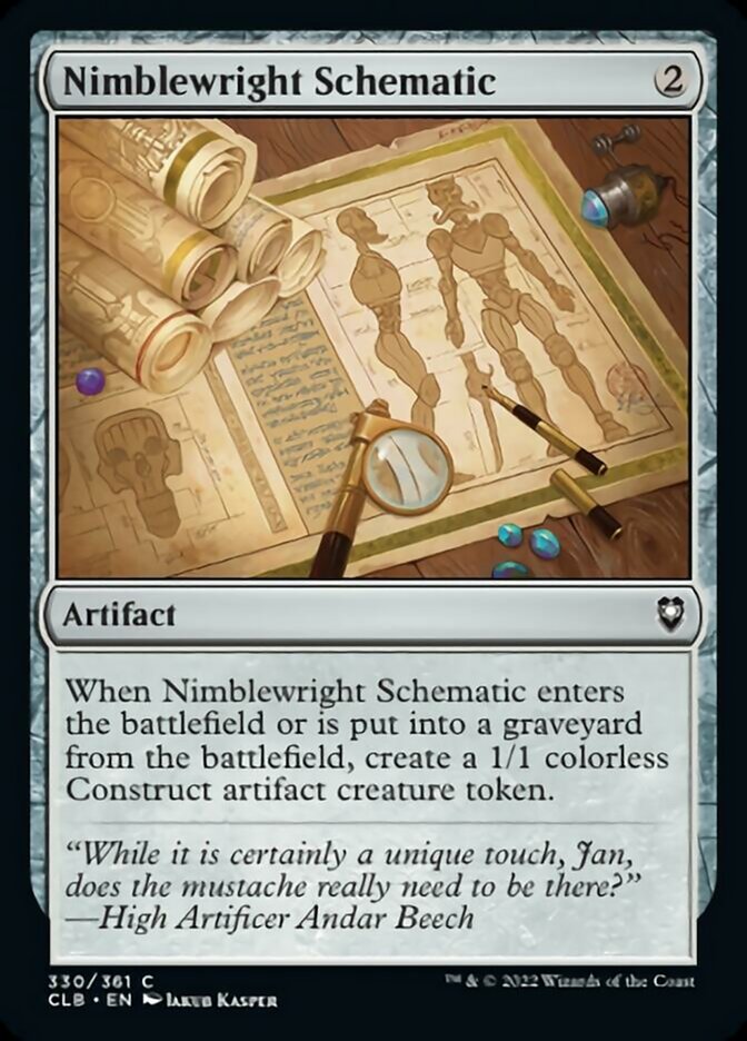 Nimblewright Schematic [Commander Legends: Battle for Baldur's Gate] | Total Play