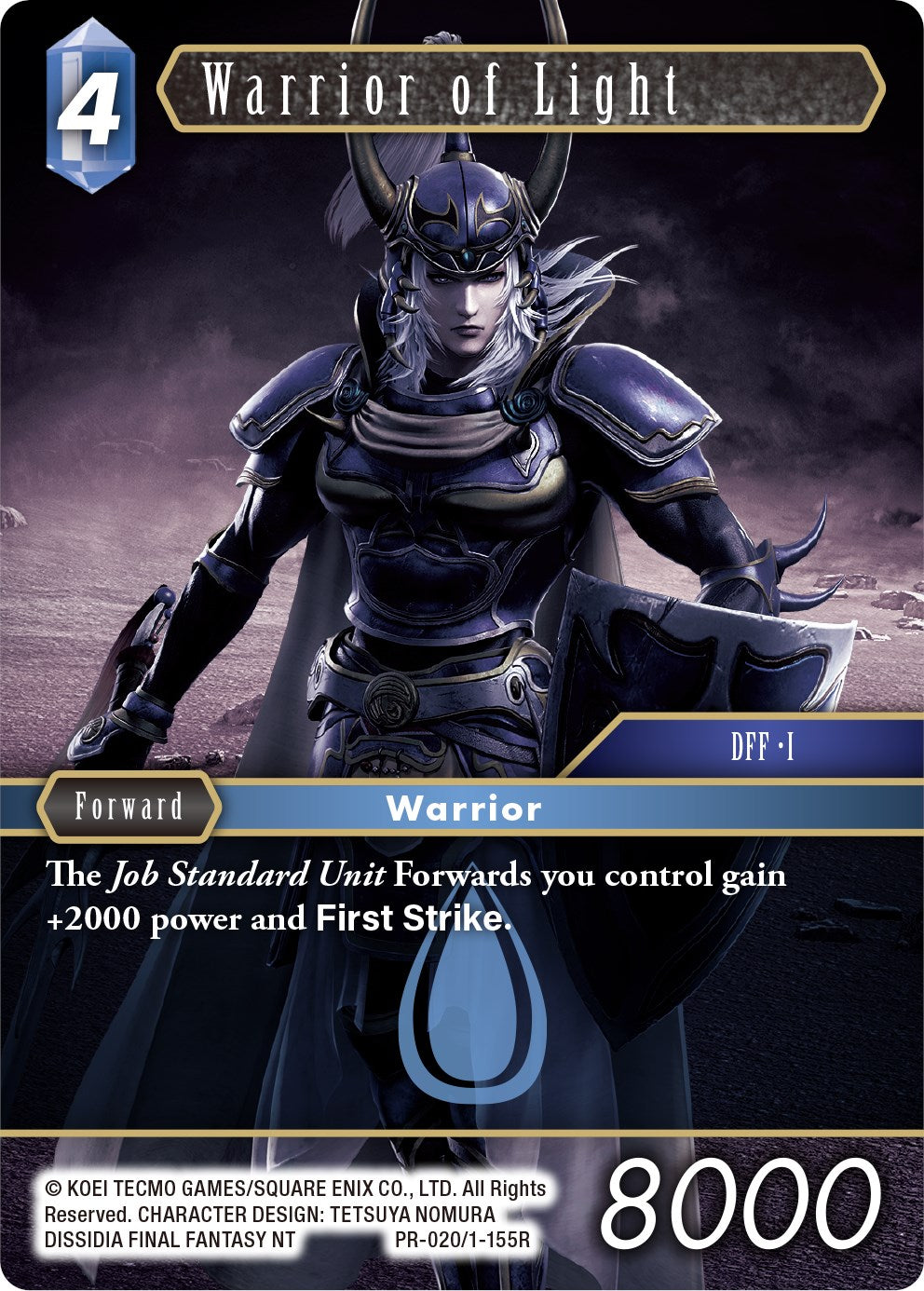 Warrior of Light (Water) [Opus I Promo Cards] | Total Play