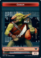 Smoke Blessing // Goblin Double-Sided Token [Kamigawa: Neon Dynasty Commander Tokens] | Total Play