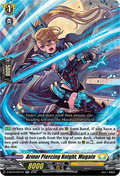 Armor Piercing Knight, Mugain (D-BT04/027EN) [Awakening of Chakrabarthi] | Total Play