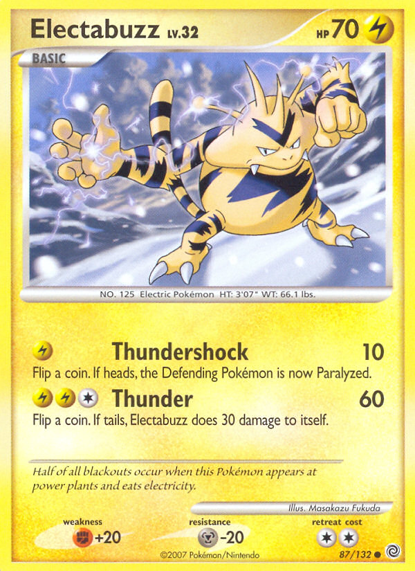 Electabuzz (87/132) [Diamond & Pearl: Secret Wonders] | Total Play