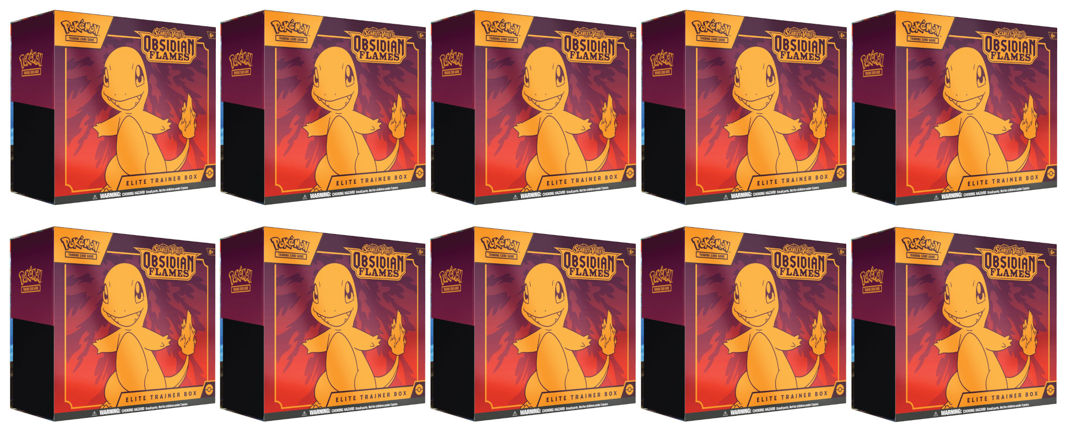 Scarlet & Violet: Obsidian Flames - Elite Trainer Box Case | Total Play