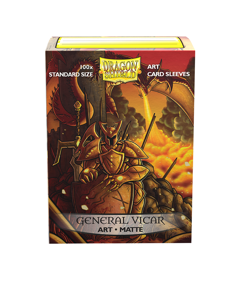 Dragon Shield: Standard 100ct Art Sleeves - General Vicar | Total Play