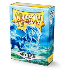 Dragon Shield: Standard 60ct Sleeves - Sky Blue (Matte) | Total Play