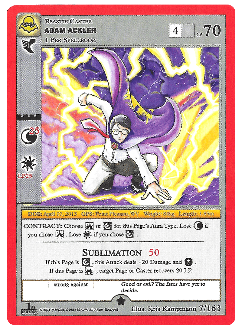 Adam Ackler [Cryptid Nation: Nightfall First Edition] | Total Play