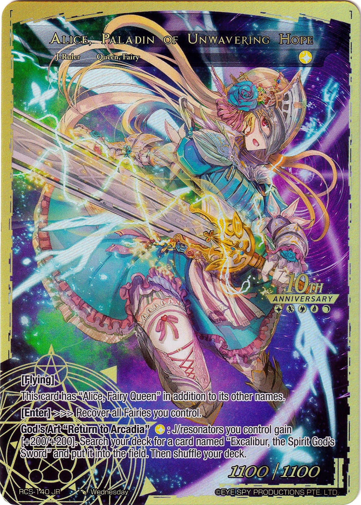 Alice, the Ally of Fairies // Alice, Paladin of Unwavering Hope (RCS-140 JR) [10th Anniversary: Ruler Collection Set] | Total Play