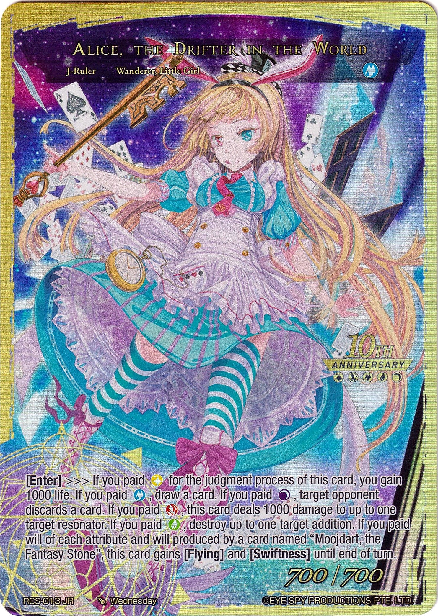 Alice in Wonderland // Alice, the Drifter in the World (RCS-013 JR) [10th Anniversary: Ruler Collection Set] | Total Play