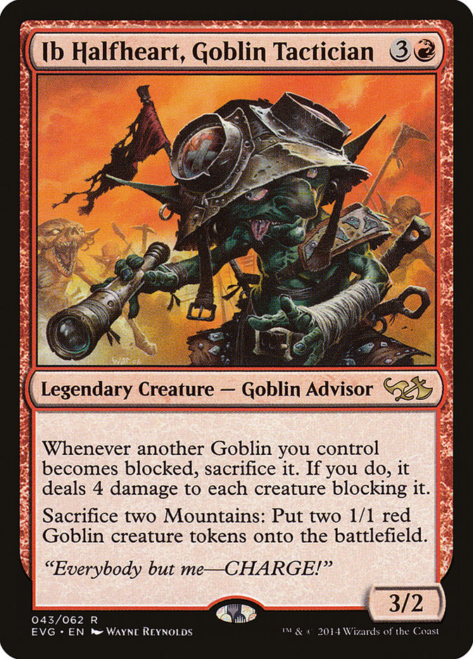 Ib Halfheart, Goblin Tactician (Elves vs. Goblins) [Duel Decks Anthology] | Total Play