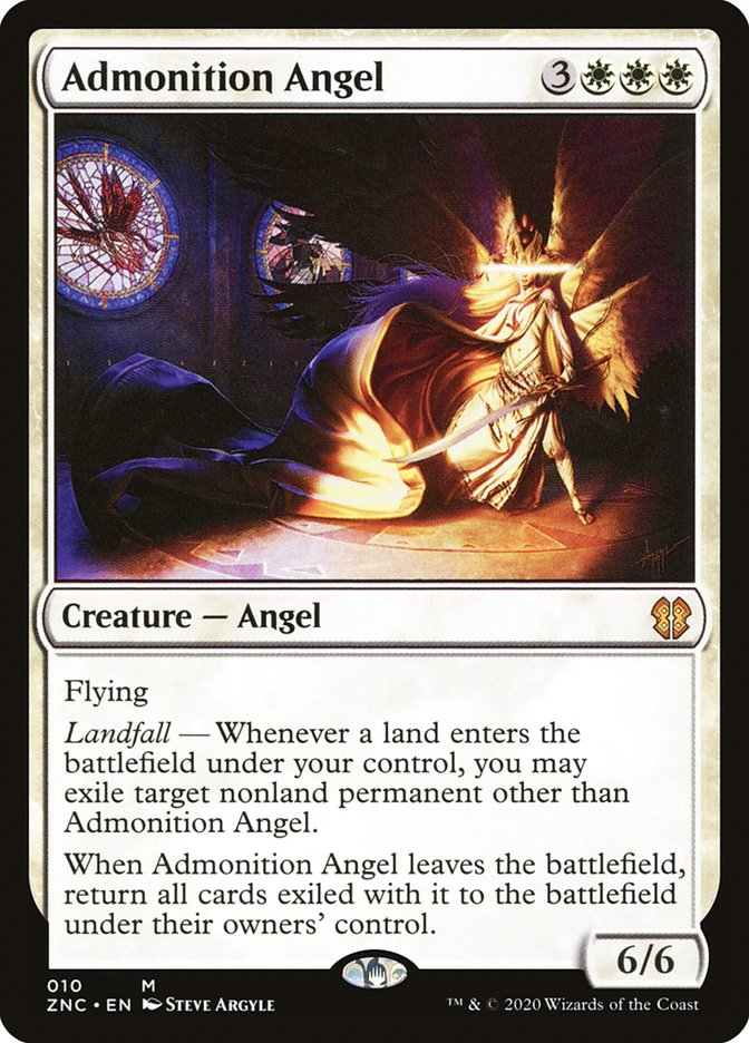 Admonition Angel [Zendikar Rising Commander] | Total Play