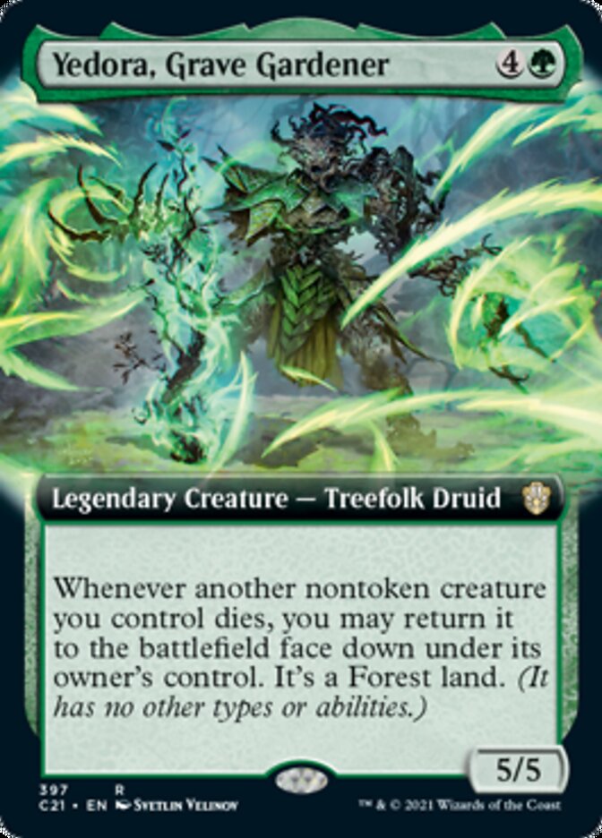 Yedora, Grave Gardener (Extended Art) [Commander 2021] | Total Play