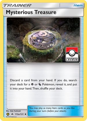 Mysterious Treasure (113a/131) (League Promo) [Sun & Moon: Forbidden Light] | Total Play